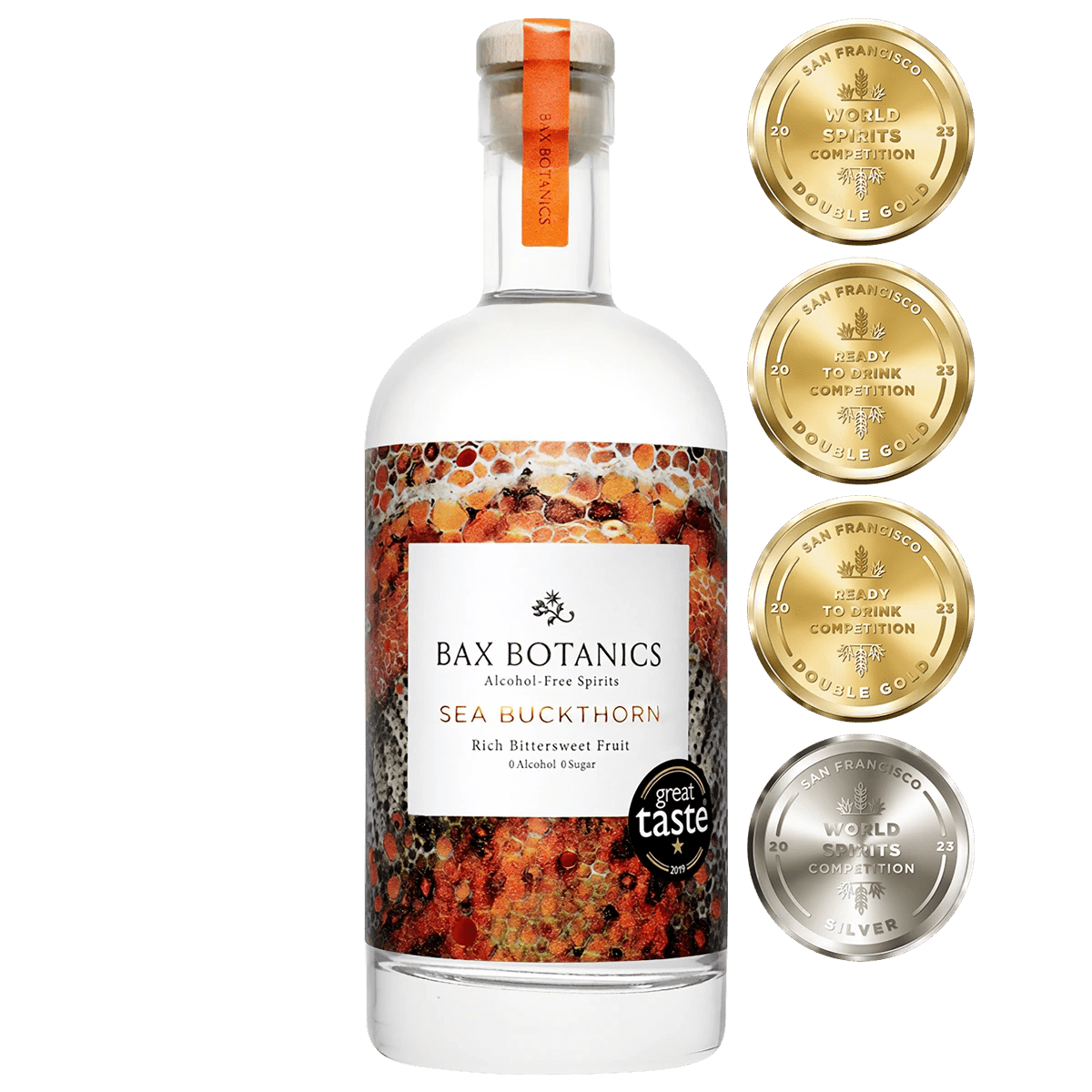 Bax Botanics Sea Buckthorn Non Alcoholic Spirit, 50cl