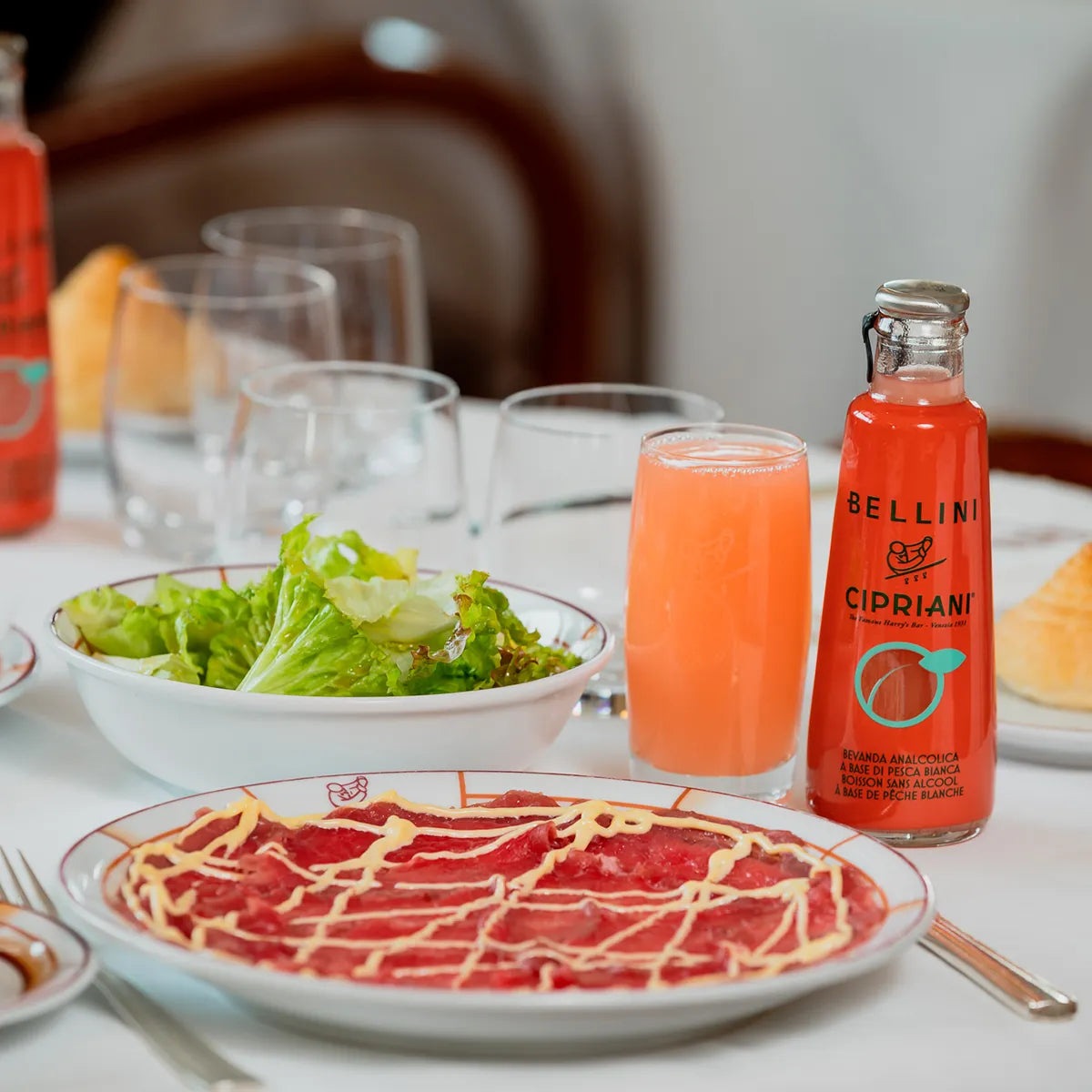 Cipriani Bellini Non Alcoholic Cocktail, Case 4x180ml