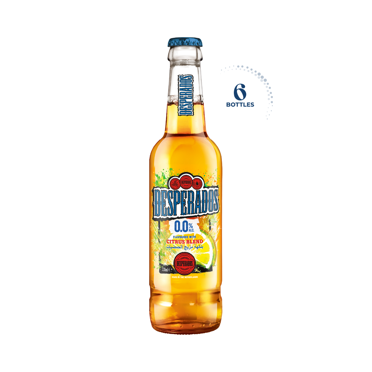 Desperados 0.0% | Non-Alcoholic Beer | Drink Dry