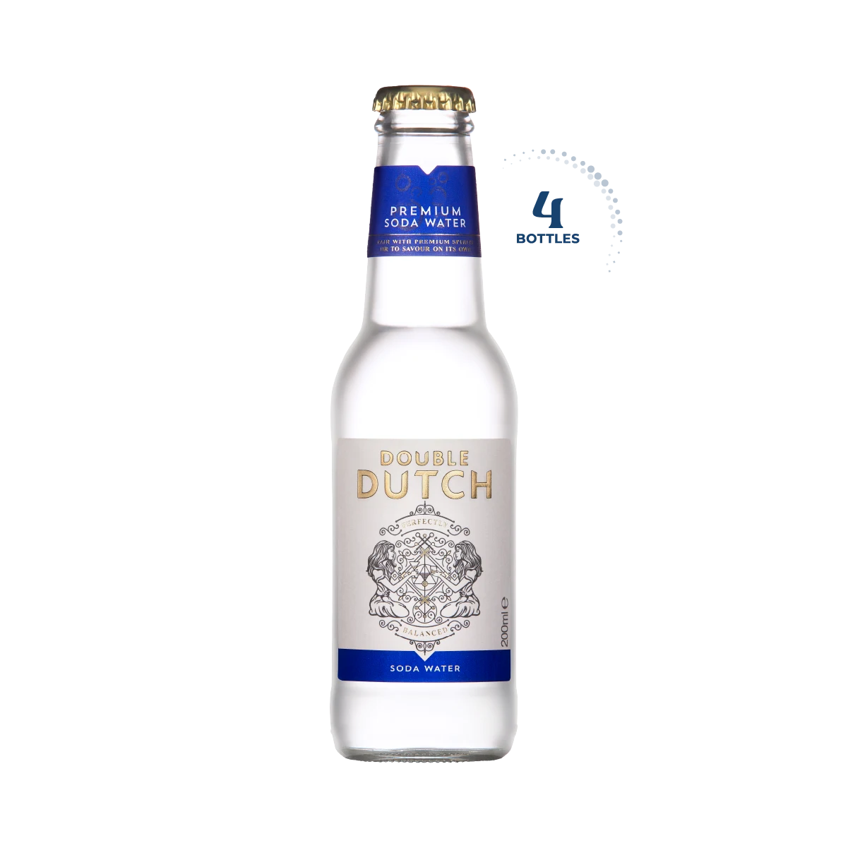 Double Dutch Soda Water, Case 4x200ml