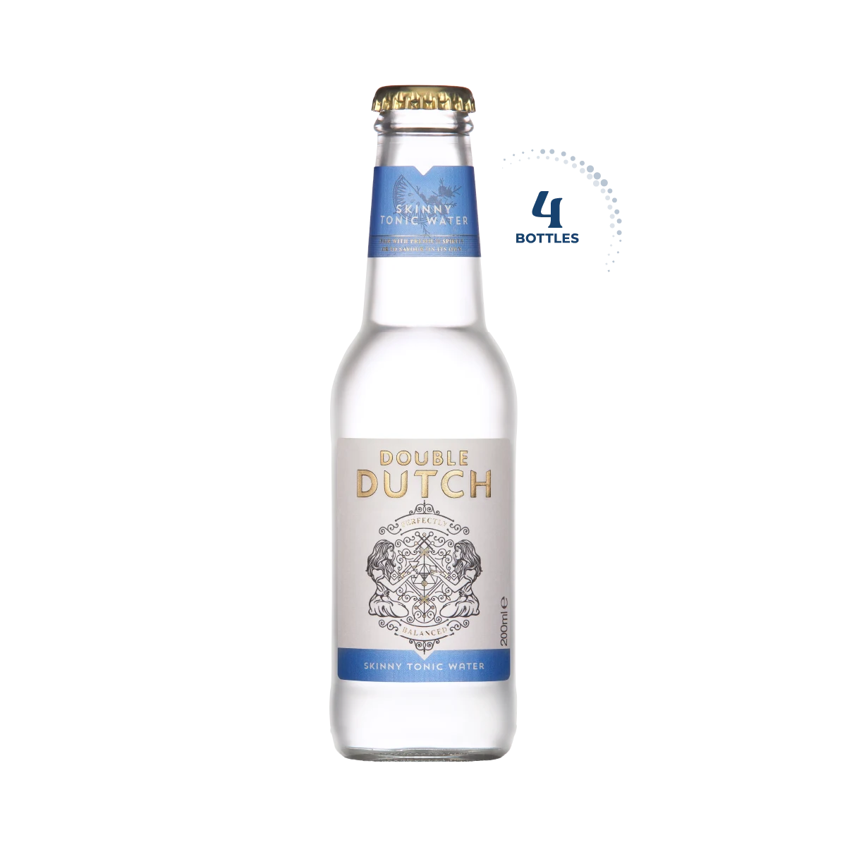Double Dutch Skinny Tonic Water, Case 4x200ml