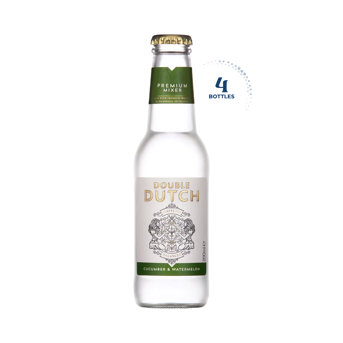 Double Dutch Cucumber & Watermelon Tonic, Case 4x200ml