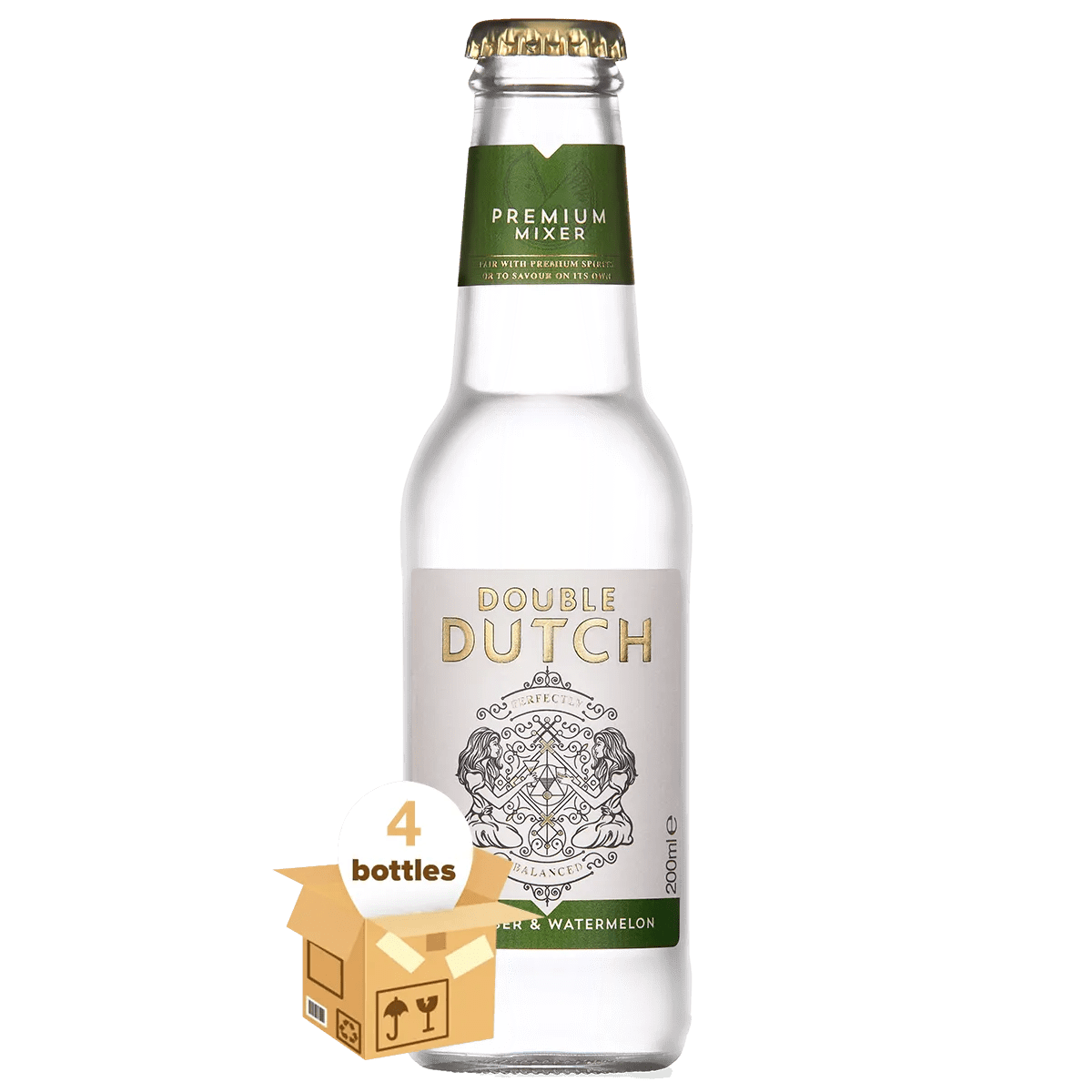 Double Dutch Cucumber & Watermelon Tonic, Case 4x200ml