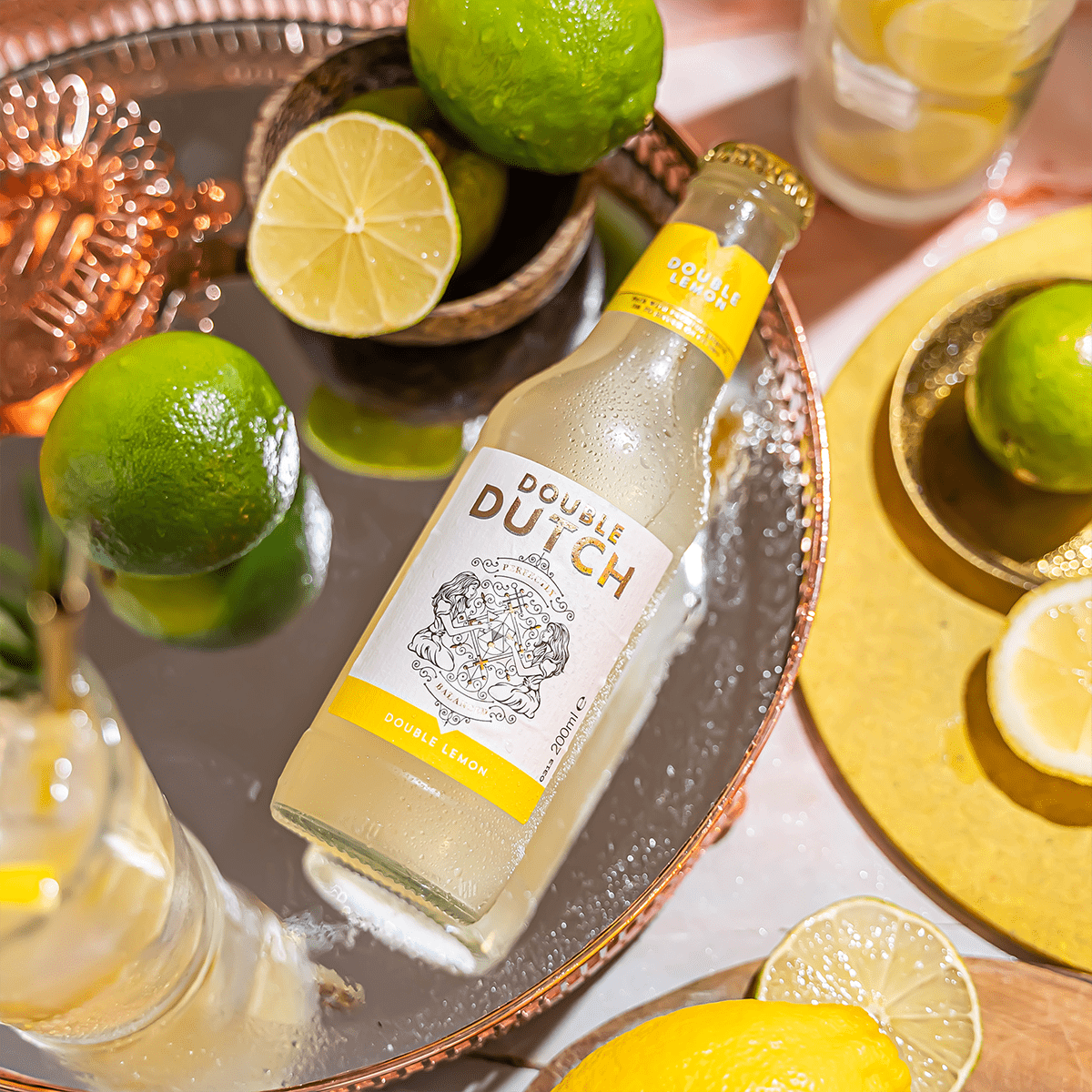 Double Dutch Double Lemon Lemonade, Case 4x200ml