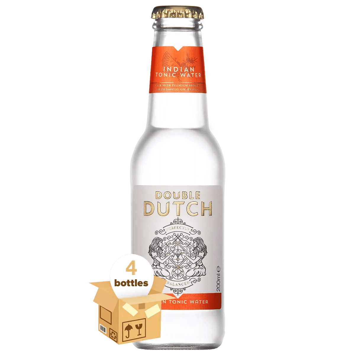 Double Dutch Indian Tonic Water, Case 4x200ml