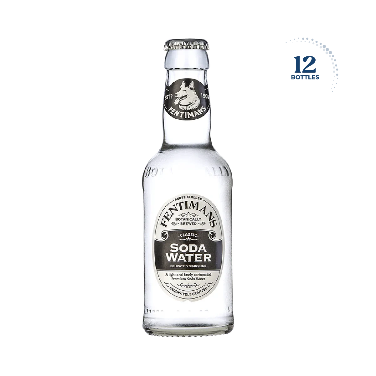 Fentimans Soda Water, 12x200ml
