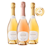 French Bloom Le Blanc & Le Rosé 3x75cl - Non Alcoholic Sparkling Wine
