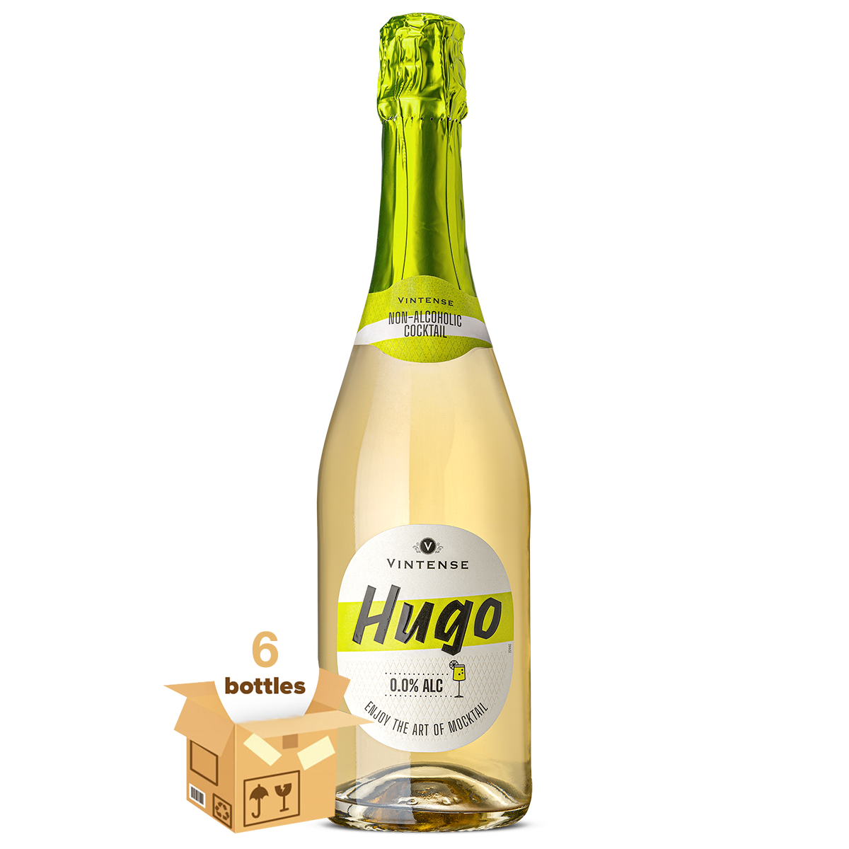Vintense Hugo Non-Alcoholic Cocktail, Case 6x75cl