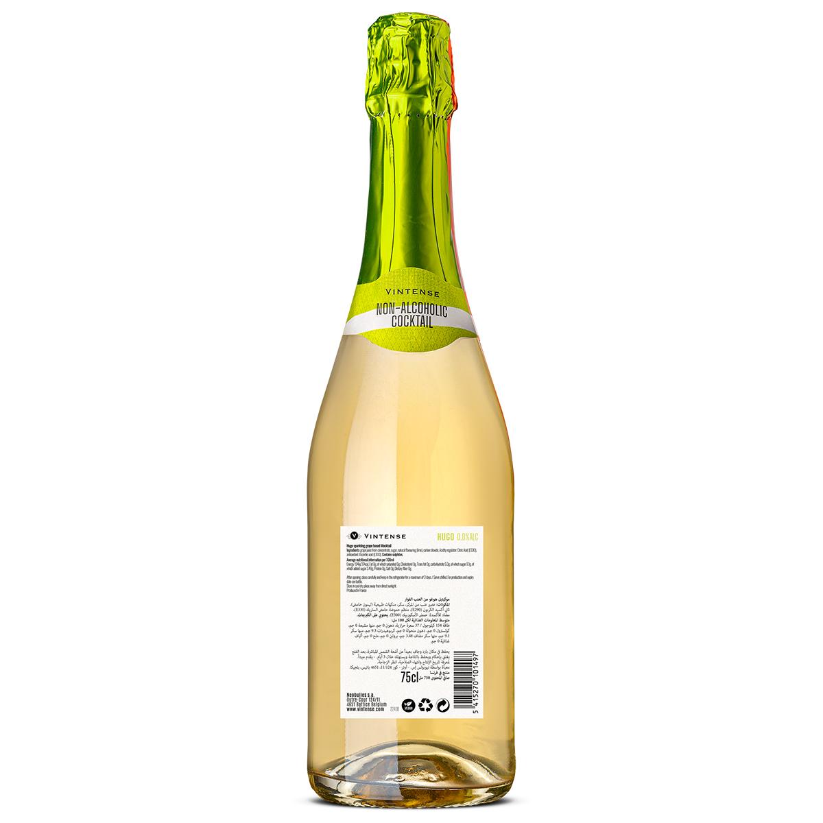 Vintense Hugo Non-Alcoholic Cocktail, 75cl