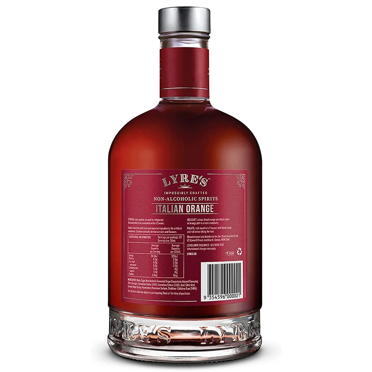 Lyre’s Italian Orange Non Alcoholic Spirit, 70cl