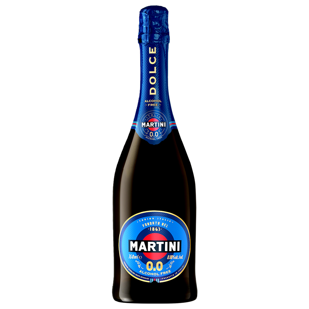 Martini Dolce Non Alcoholic Grape Beverage, 75cl - Premium No Alcohol Sparkling Wine