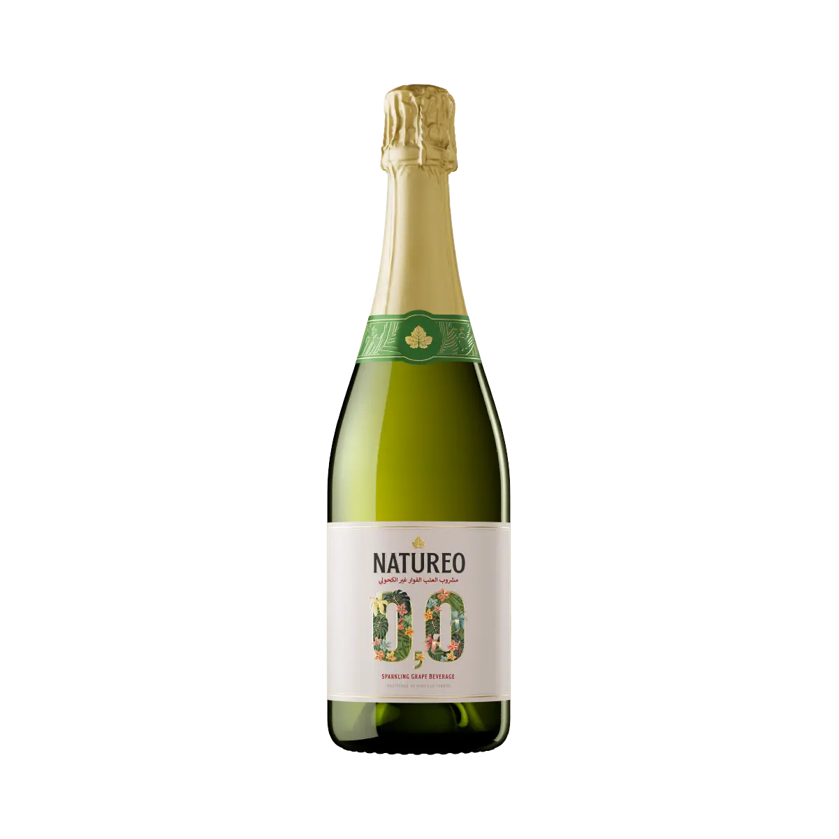 Natureo Sparkling Muscat Grape Beverage | Non-Alcoholic Sparkling
