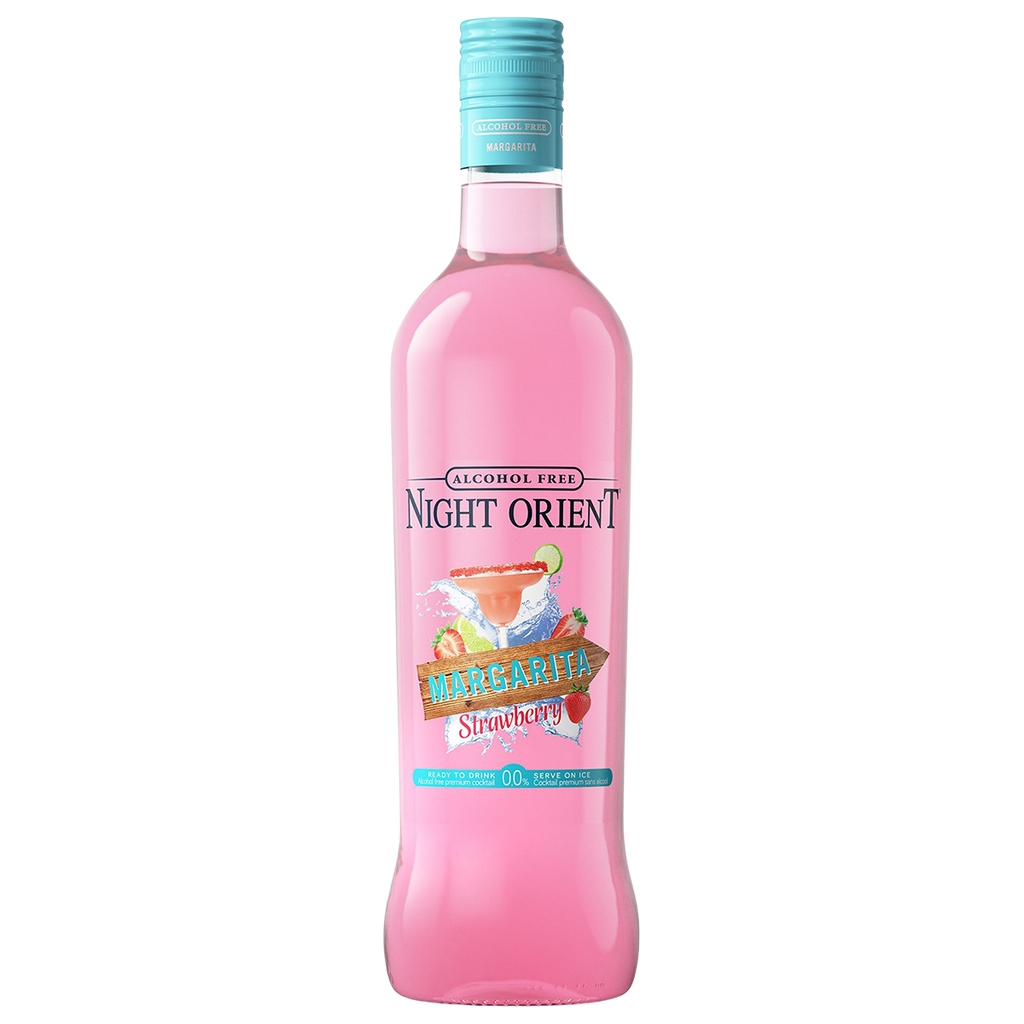 Night Orient Margarita Strawberry Non Alcoholic Cocktail, 70cl