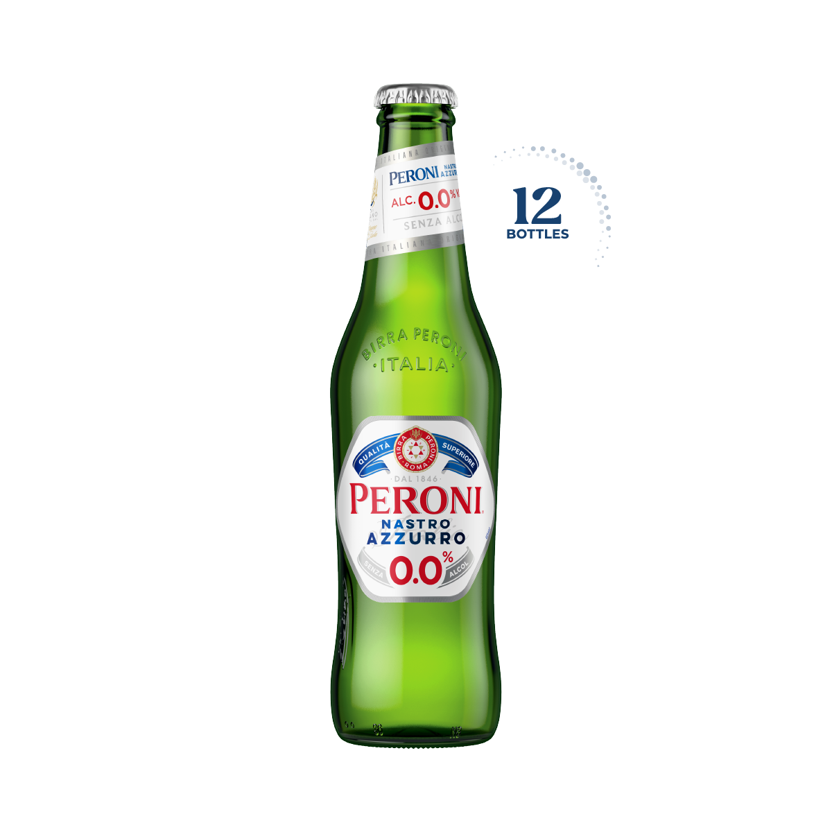 Peroni Nastro Azzurro 0.0%, 12x330ml