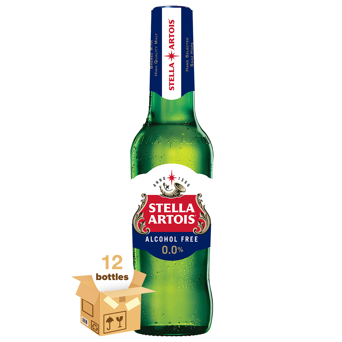 Stella Artois 0.0%, Case 12x33cl, Stella Beer