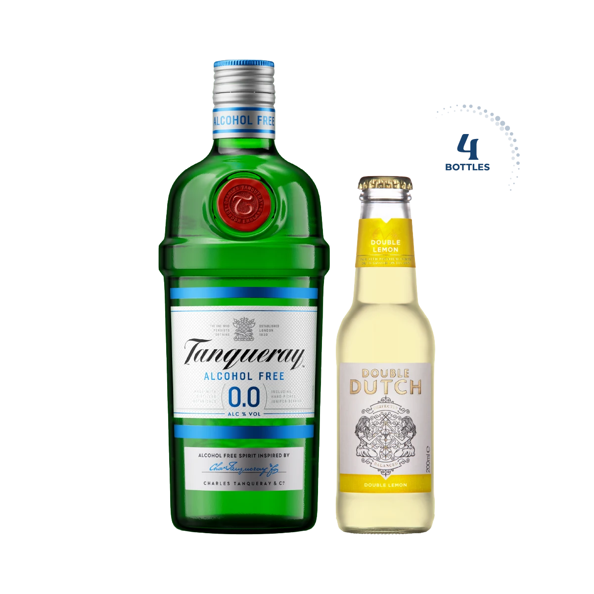 Tanqueray 0.0% & Double Dutch Double Lemon Tonic Bundle