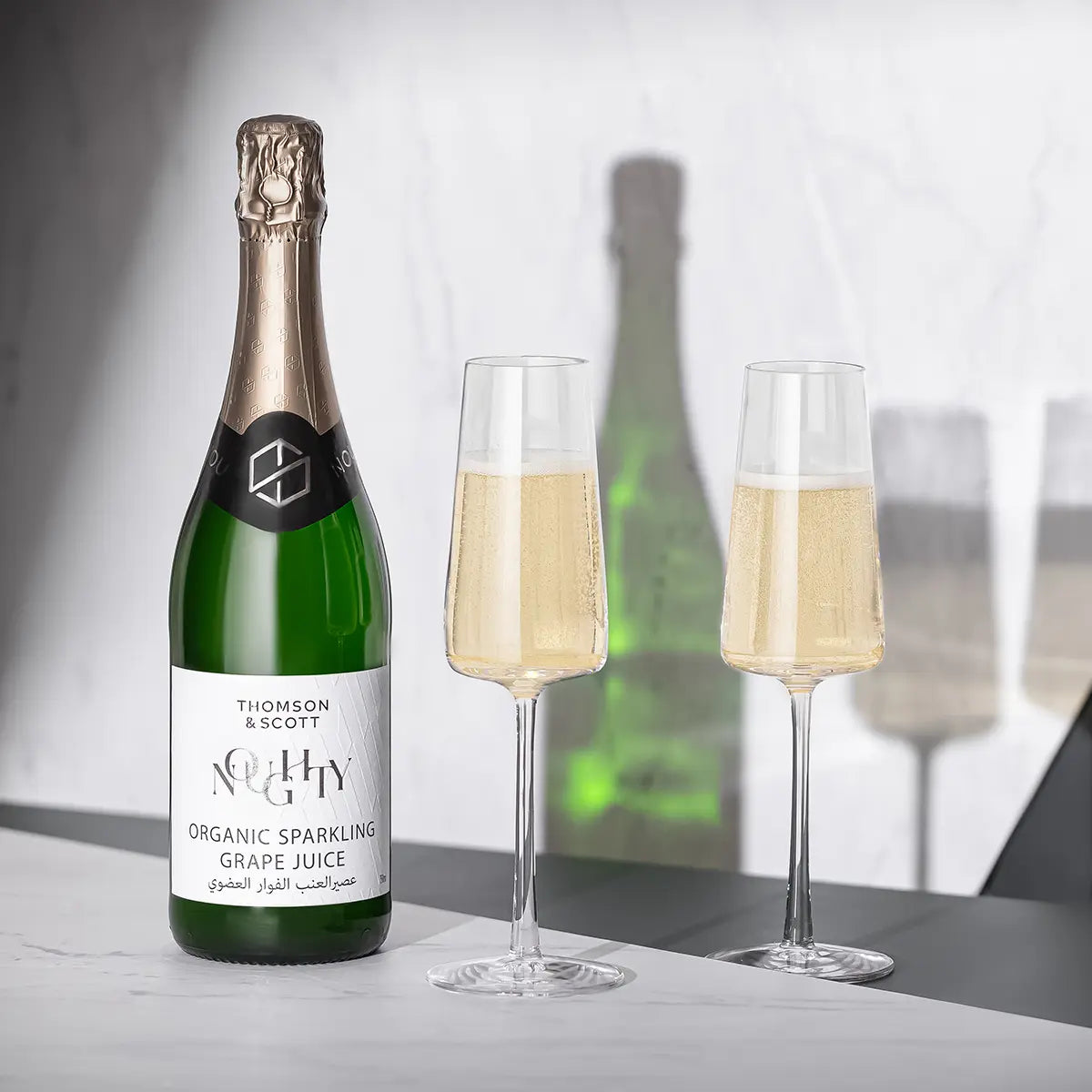 Thomson & Scott Noughty Organic Non Alcoholic Sparkling Wine, Case 6x75cl