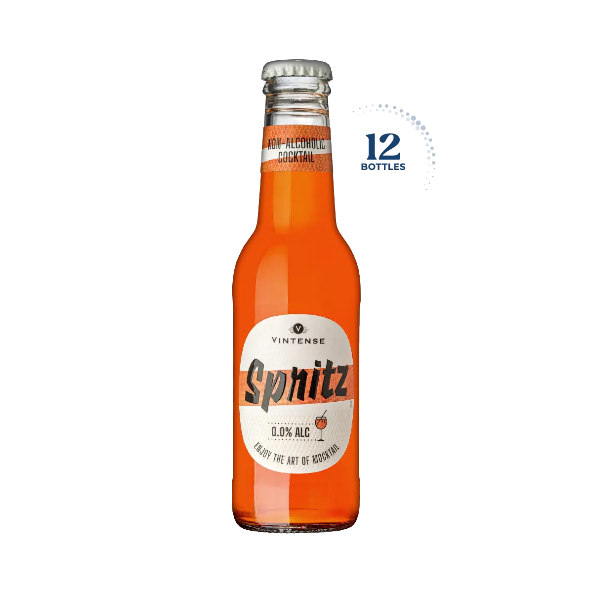 Vintense Spritz Non-Alcoholic Cocktail, Case 12x20cl