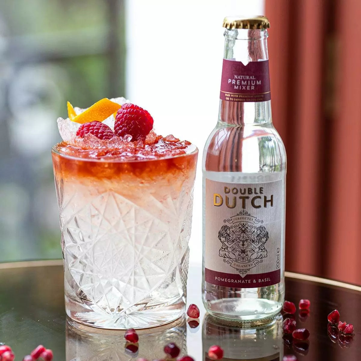 Double Dutch Pomegranate & Basil Tonic, Case 4x200ml