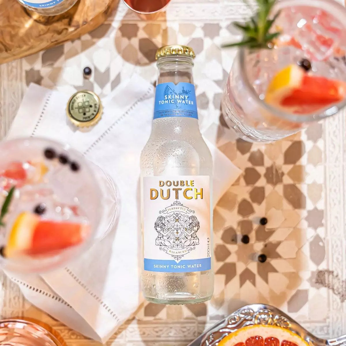 Double Dutch Skinny Tonic Water, Case 4x200ml