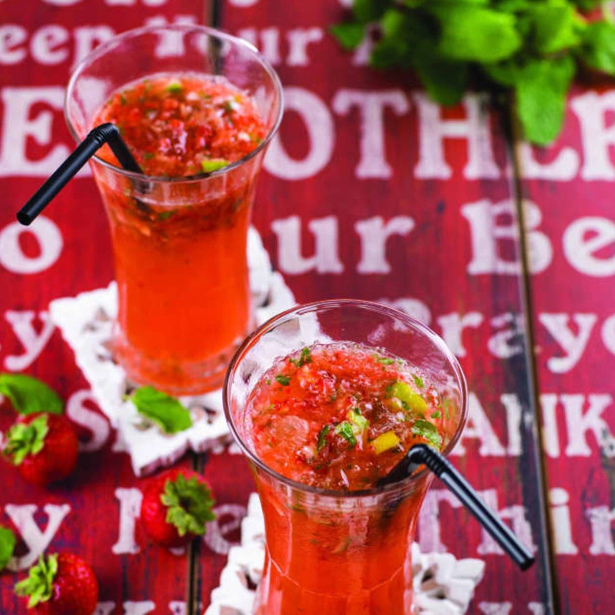 Night Orient Mojito Strawberry Non Alcoholic Cocktail, 75cl