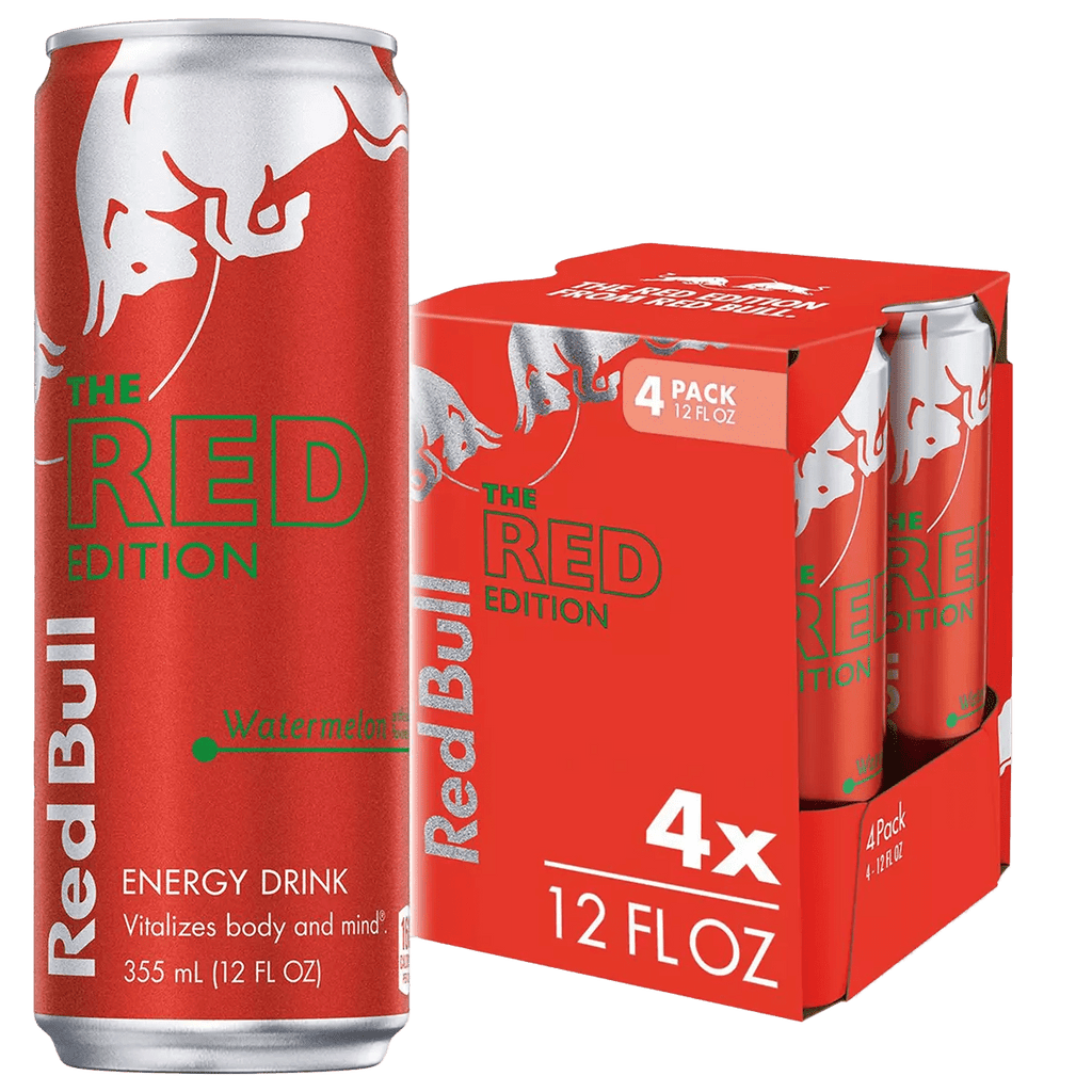 Red Bull Energy Drink, Watermelon, 250ml 4 pack