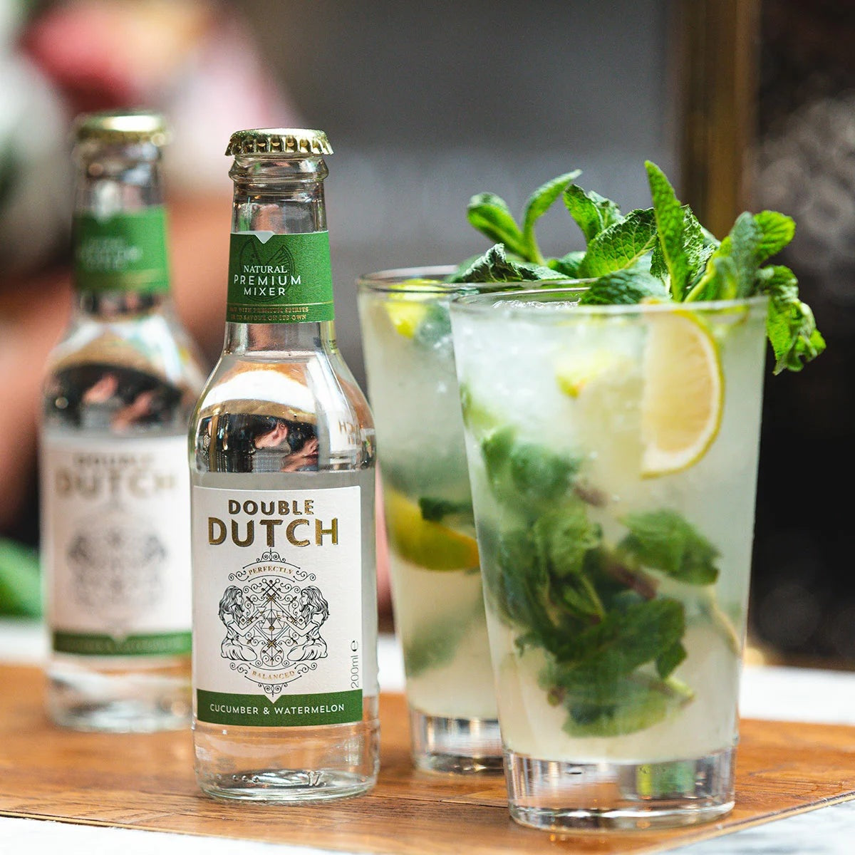 Crossip Non Alcoholic Pure Hibiscus & Double Dutch Cucumber & Watermelon Tonic, 50cl/2x20cl