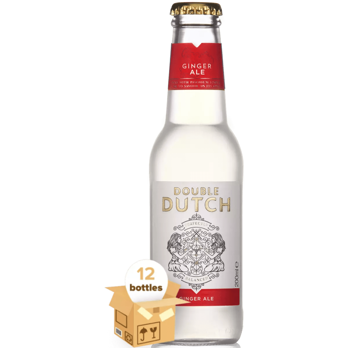 Double Dutch Ginger Ale, Case 12x200ml