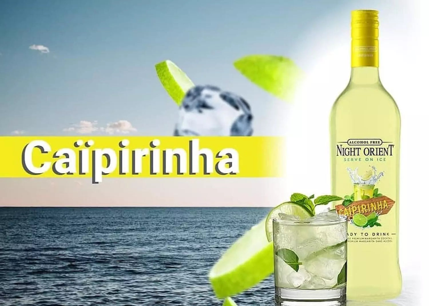Night Orient Caipirinha Non Alcoholic Cocktail, 70cl