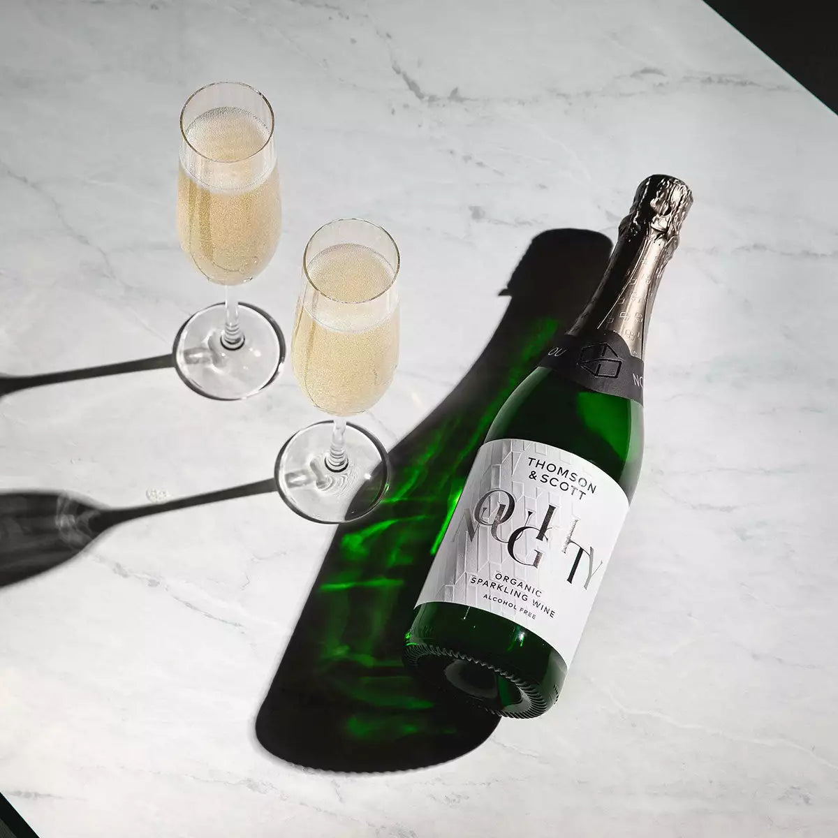 Thomson & Scott Noughty Organic Non Alcoholic Sparkling Wine, 75cl