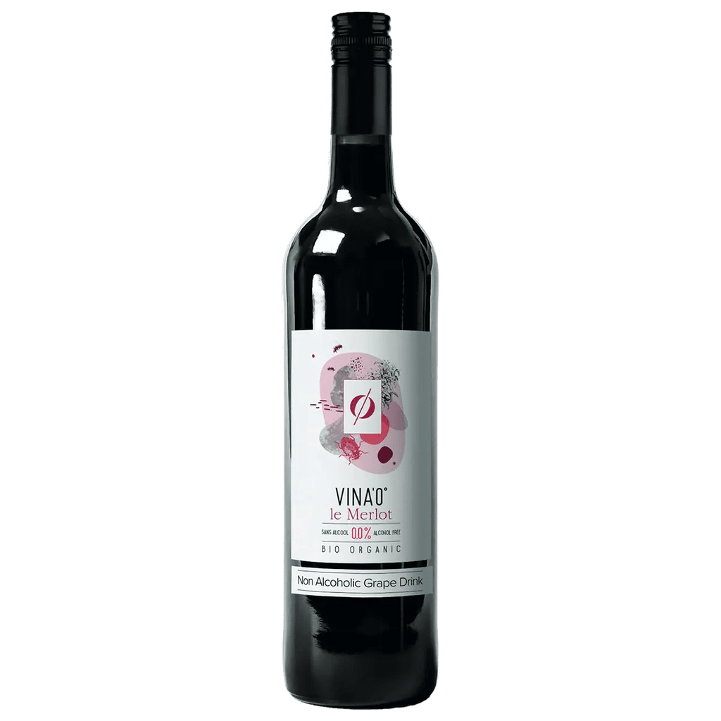 VINA’0° le Merlot Organic Non Alcoholic Wine, 75cl