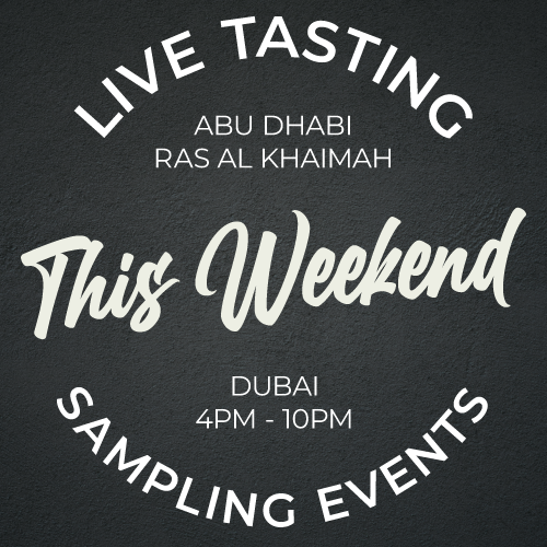 BIG NEWS: Our First Tasting Event tour. Live. In-Person. Where to find us this weekend (hint: it's close to your house)