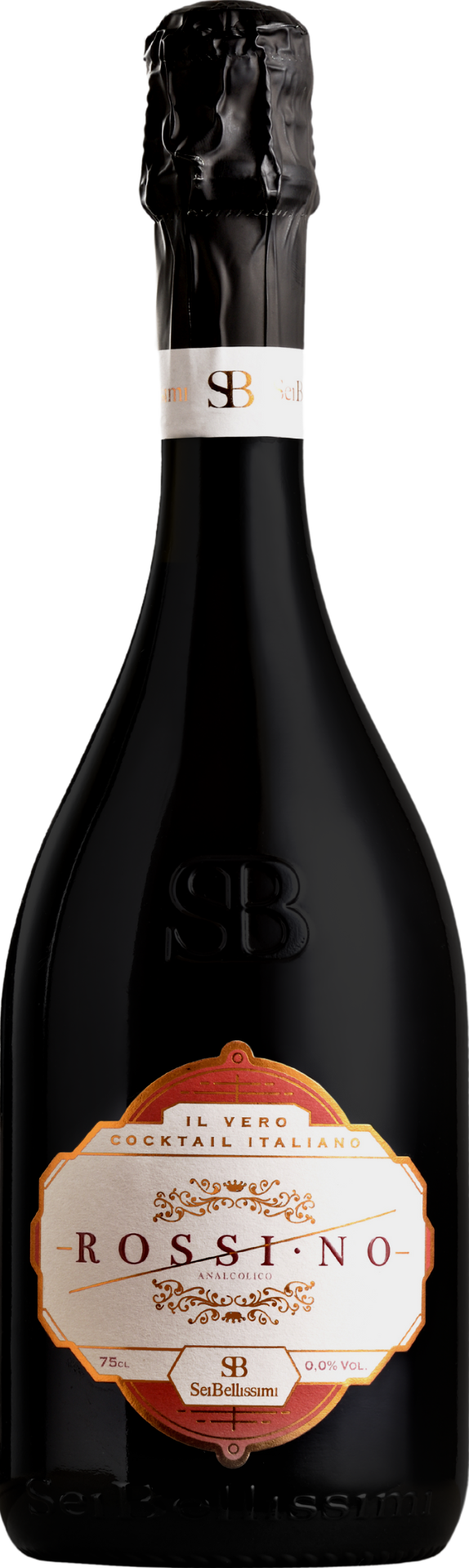Sei Bellissimi Rossino Non-Alcoholic Sparkling Wine, 75cl