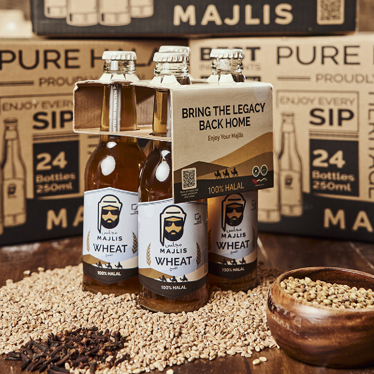 Majlis Craft Arabian Ale Wheat, Case 24x250ml