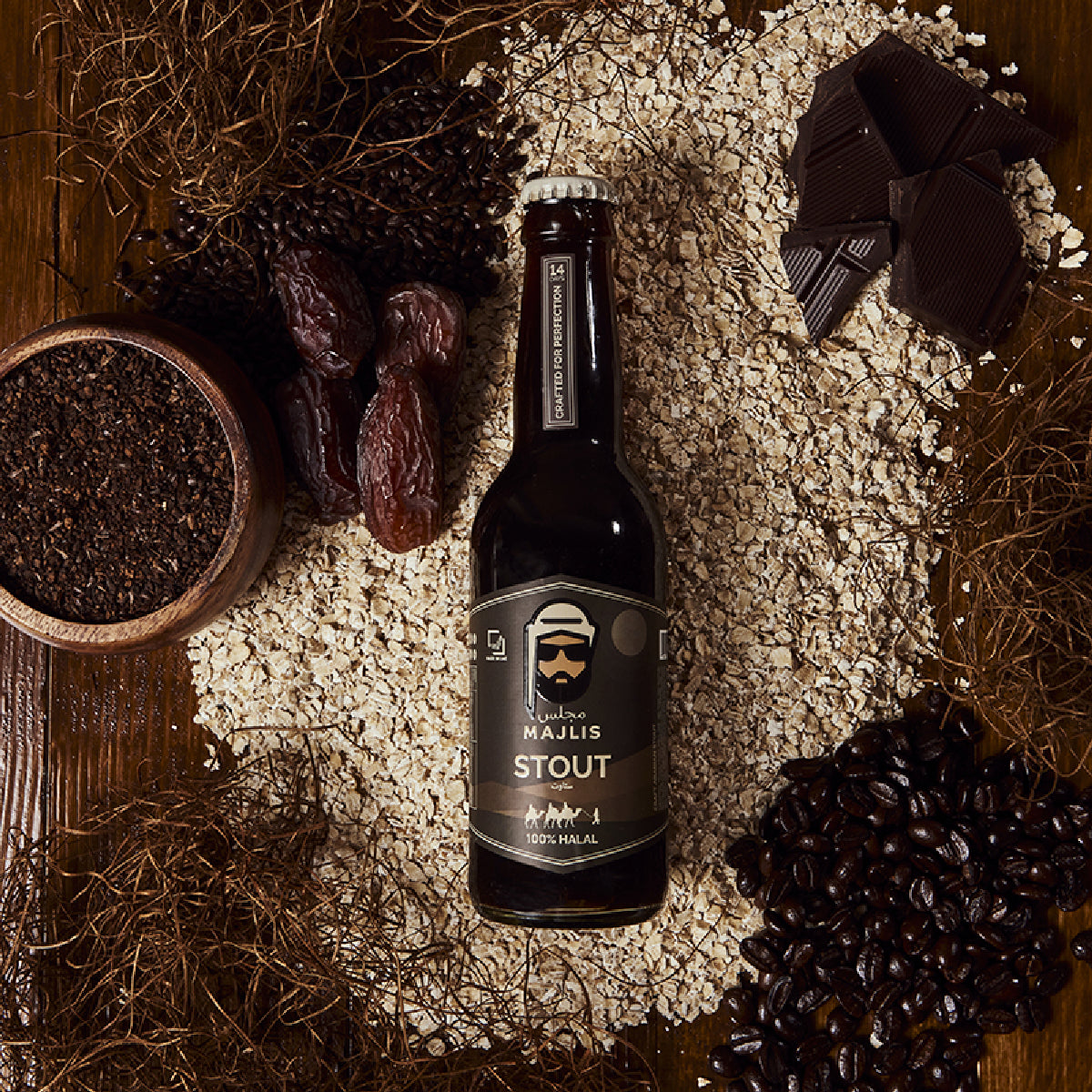 Majlis Craft Arabian Stout, Case 4x250ml