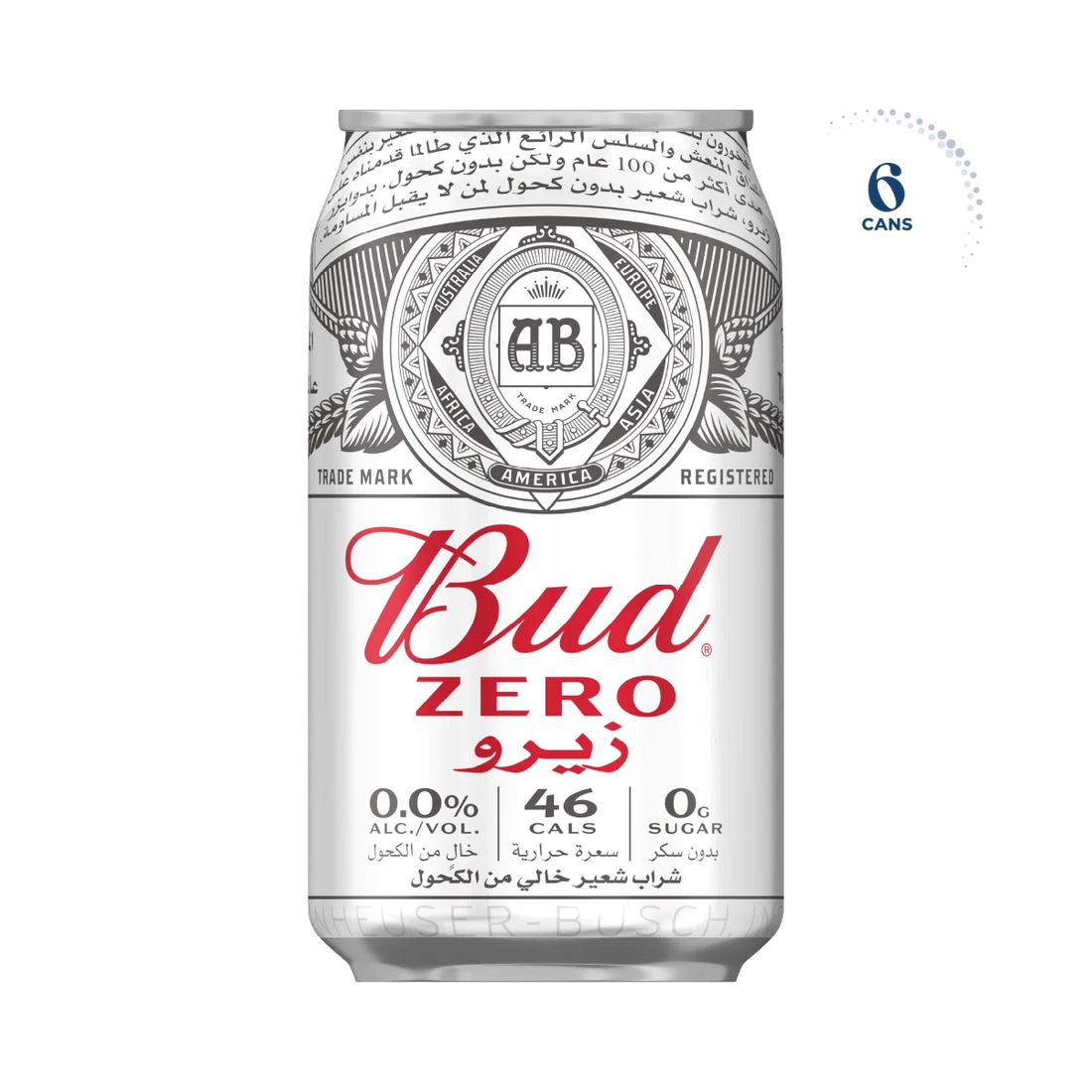 Bud Zero Can, 6x330ml - Compare prices in UAE