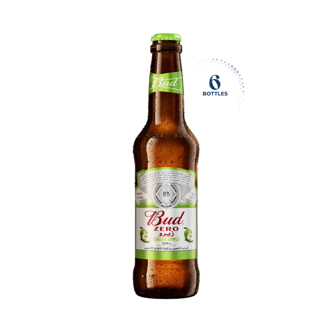 Bud Zero Green Apple, 6x330ml