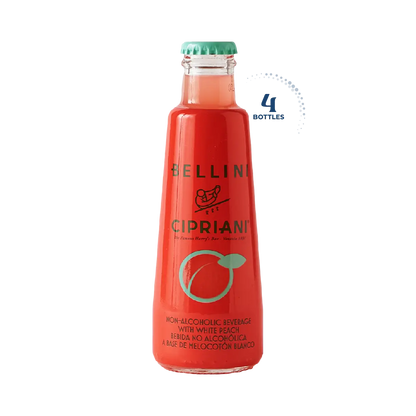 Cipriani Bellini Non Alcoholic Cocktail, Case 4x180ml