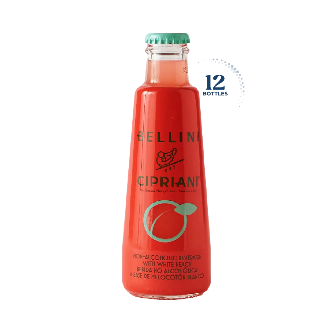 Cipriani Bellini Non Alcoholic Cocktail, Case 12x180ml