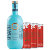Cocktail Box - Sea Arch Coastal Juniper and Red Bull RED, Mixed Case 1x700ml/3x250ml