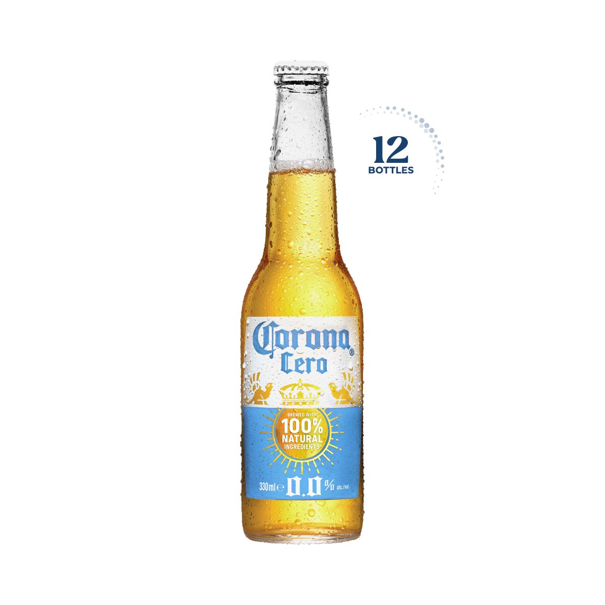 Corona Cero 0.0%, Non-Alcoholic Beer, 12x330ml