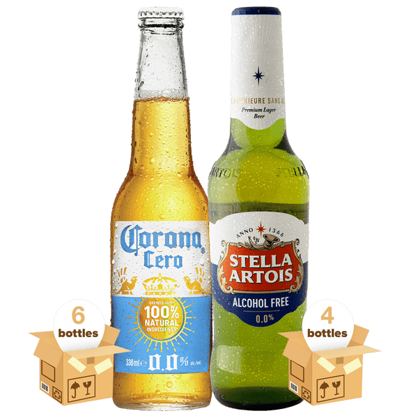 Corona Cero & Stella Non Alcoholic Beer Exclusively on Drink Dry
