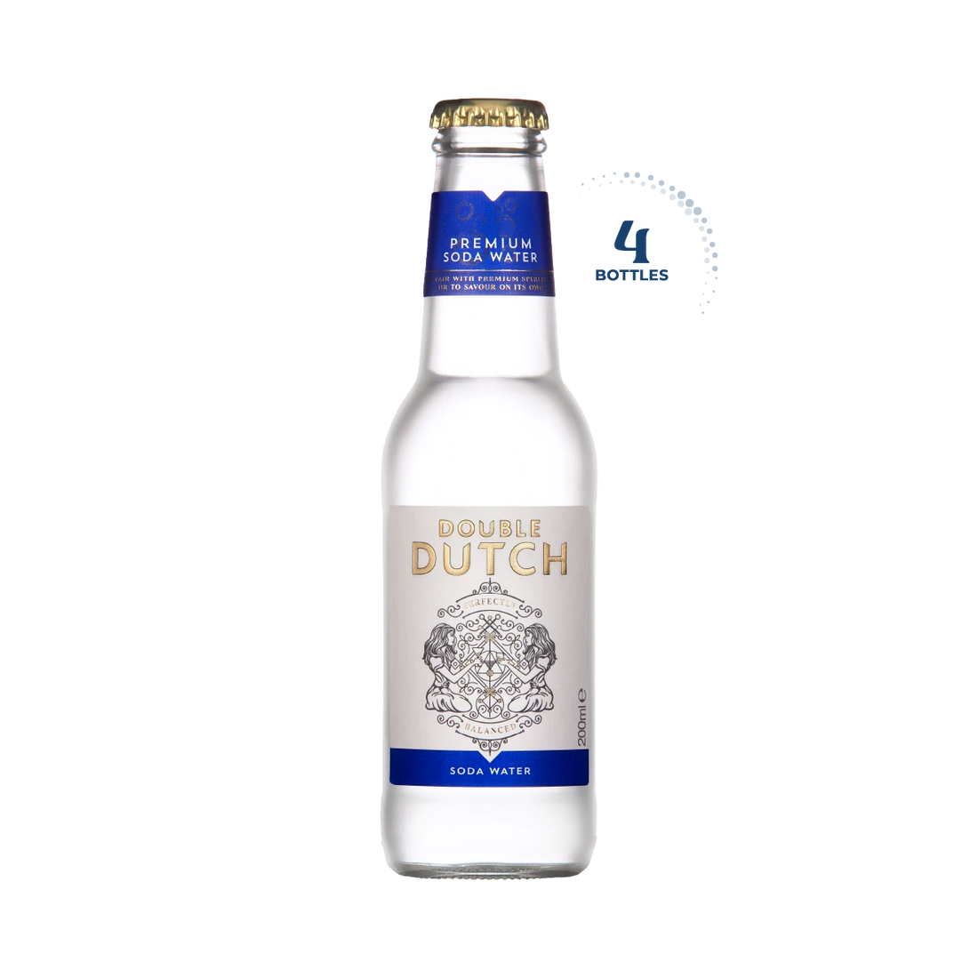 Double Dutch Soda Water, Case 4x200ml