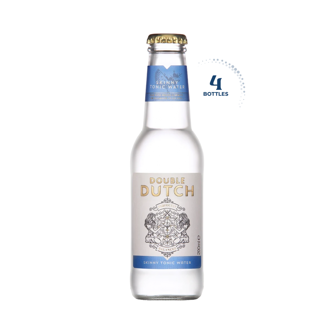 Double Dutch Skinny Tonic Water, Case 4x200ml