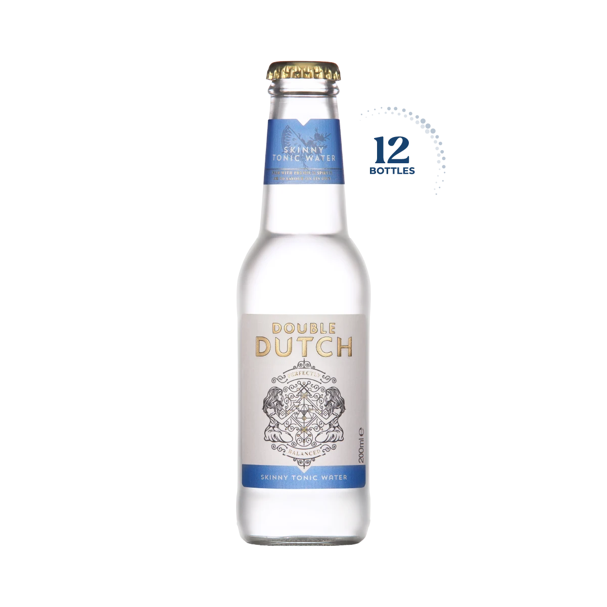 Double Dutch Skinny Tonic Water, Case 12x200ml