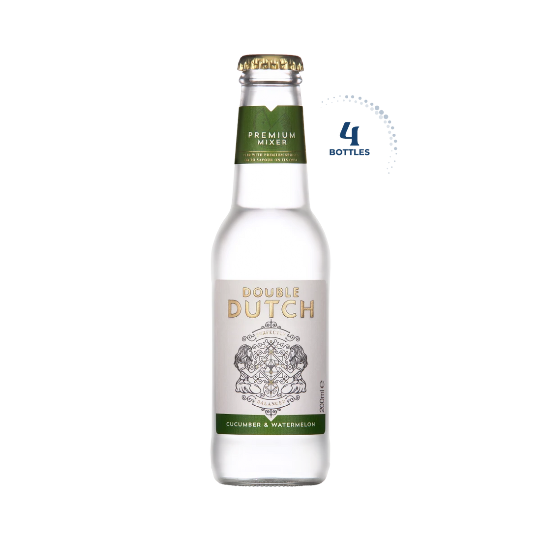 Double Dutch Cucumber &amp; Watermelon Tonic, Case 4x200ml