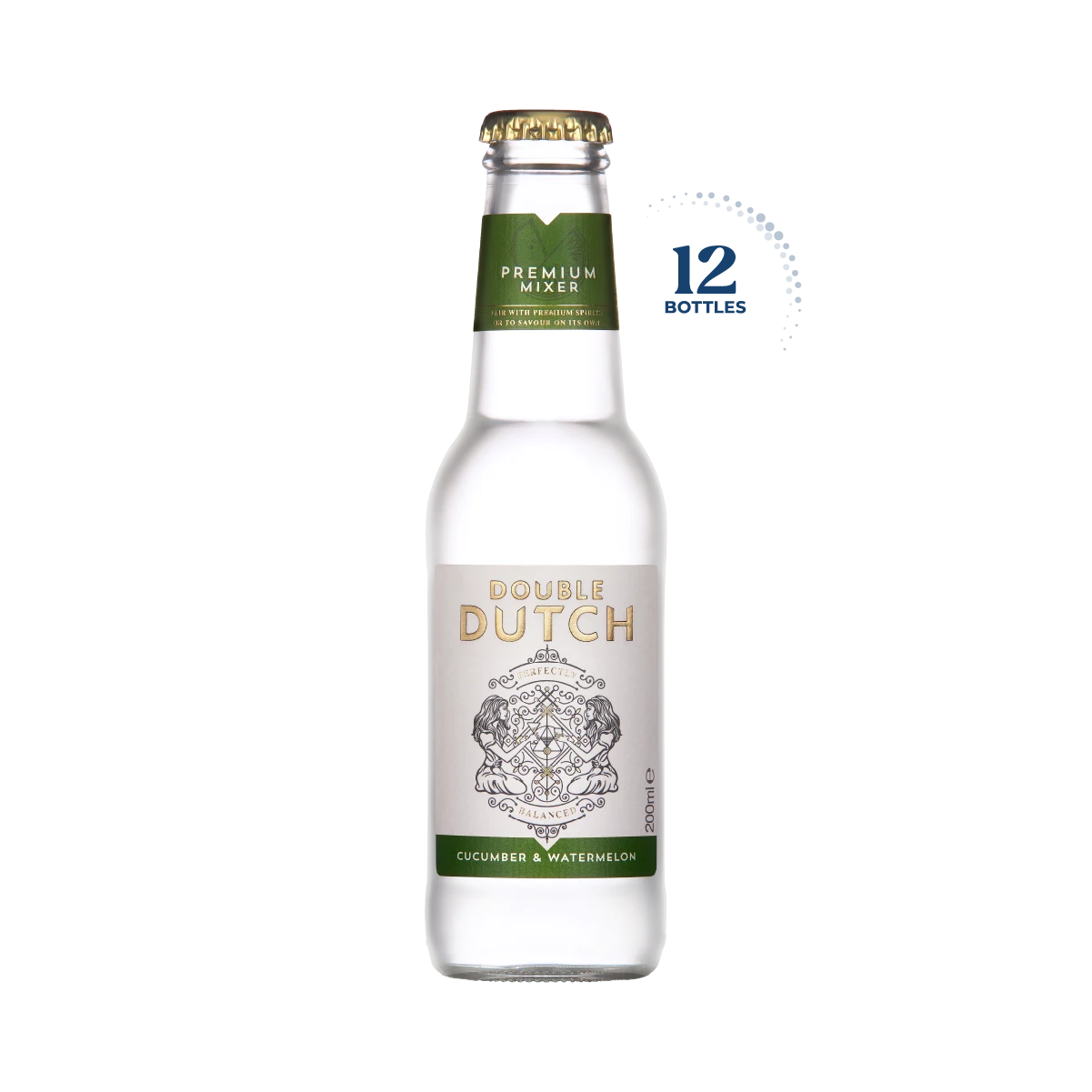 Double Dutch Cucumber &amp; Watermelon Tonic, Case 12x200ml