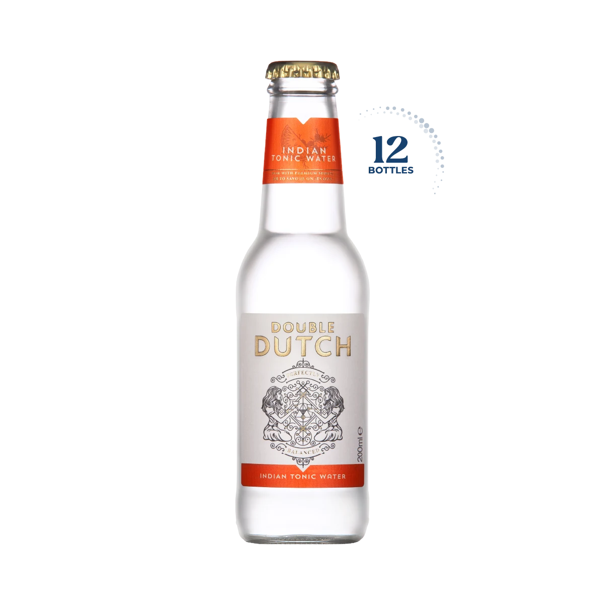 Double Dutch Indian Tonic Water, Case 12x200ml