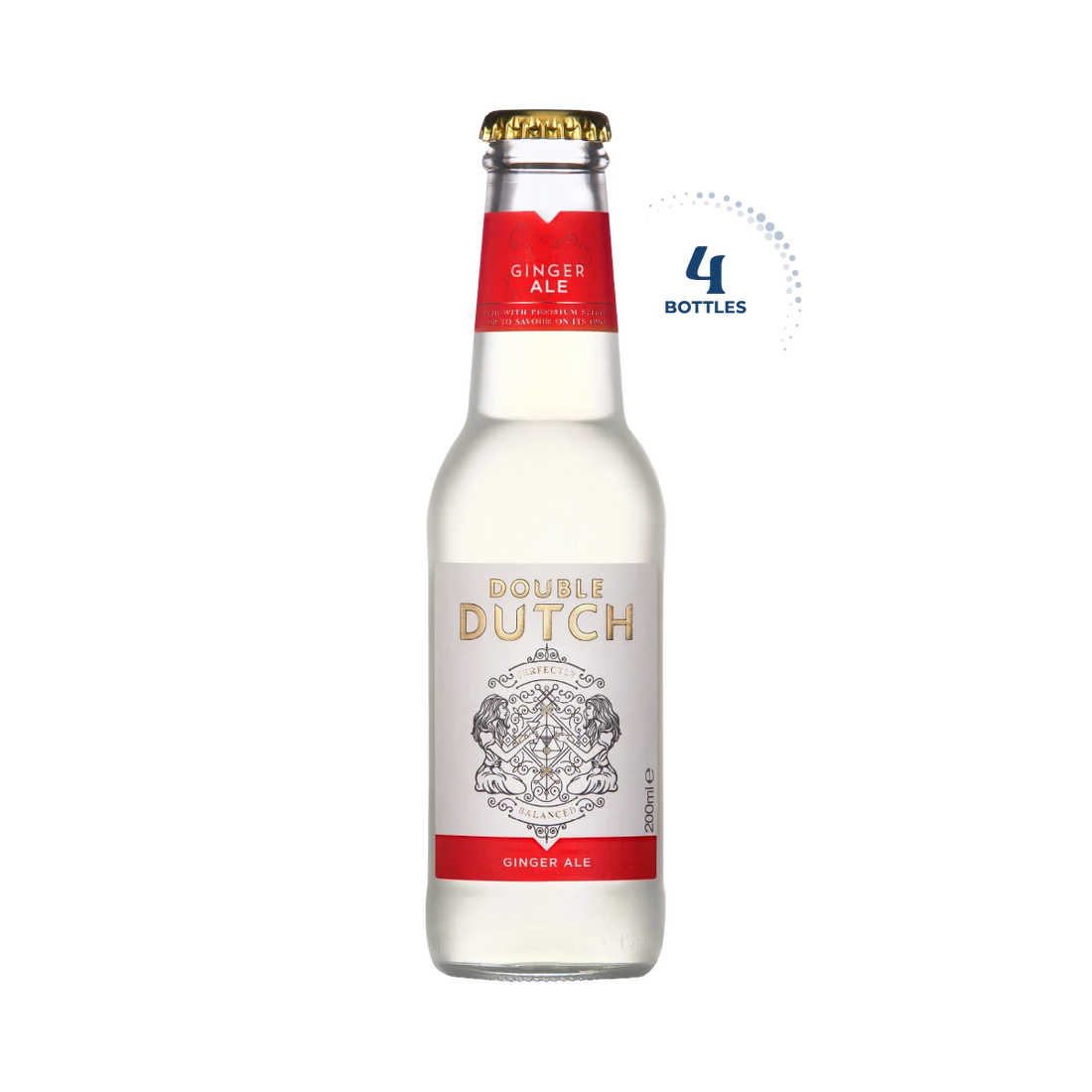 Double Dutch Ginger Ale, Case 4x200ml