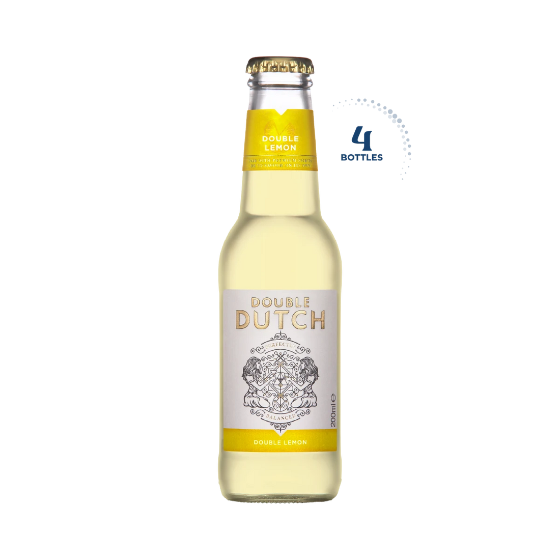 Double Dutch Double Lemon Lemonade, Case 4x200ml